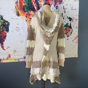 Katwise inspired upcycled recycled sweater dress